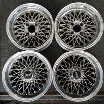 管理番号：A2-206【4本価格】【15x6.5J 4x114.3 ET+8 ハブ73】SPEED STAR COPRO タイプA・旧車等・3ピース・直接引取＆適格請求書_画像1