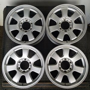 管理番号：A3-6【4本価格】【17×7.5J 6x139.7 ET+35 ハブ110】ブリヂストン NR280・プラド120系 パジェロ80.90系等・適格請求書発行可能