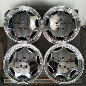 管理番号：A3-35【4本価格】【18×8J 5x114.3 ET+49/+30 ハブ73】ENKEI SHALLEN AME・2ピース・前後サイズ違い・適格請求書発行可能