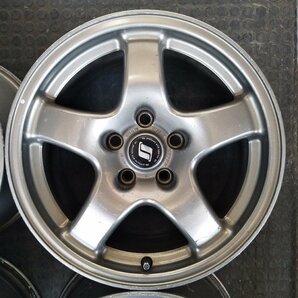 管理番号：A3-50【４本価格】【16x8J 5x114.3 ET+30 ハブ66】日産純正・スカイラインGTR BNR32等・店頭引取可能・適格請求書発行可能の画像3