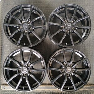 管理番号：A3-85【４本価格】【16x6.5J 5x114.3 ET+48 ハブ73】G.SPEED・ノア/ヴォクシー等・店頭引取可能・適格請求書発行可能