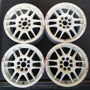 管理番号：A3-76【4本価格】【15x7J 4x100 4ｘ108 ET+37 ハブ68】OZ Racing F-1・プジョー・ドリ車等・マルチ・適格請求書発行可能