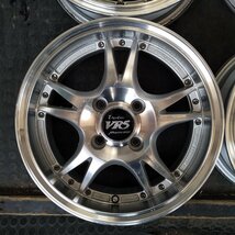 管理番号：A3-118【4本価格】【14x5J 4x100 ET+43 ハブ67】MANARAY SPORT VERTEC VR-5・軽自動車 コンパクトカー等・適格請求書発行可能_画像5