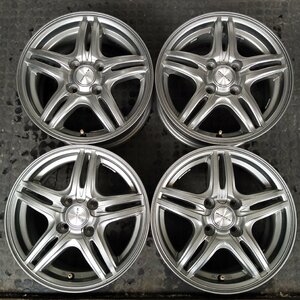 管理番号:A3-127【4本価格】【14x5.5J 4x100 ET+45 ハブ67】HOT STUFF WAREN・アクア フィット等・店頭引取可能・適格請求書発行可能