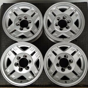 管理番号：A3-128 【4本価格】【16×6J 6x139.7 ET±0 ハブ106】トヨタ純正・70ランクル78プラド等・店頭引取・適格請求書発行可能