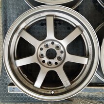 管理番号：A3-146【4本価格】【17x7.5J 5x100 ET+48 ハブ65】RAYS GRAM LIGHTS・インプレッサ レガシィ等・適格請求書発行可能_画像5