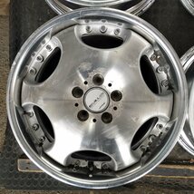 管理番号：A3-155【4本価格】【18×7.5J 5x114.3 ET+48 ハブ73】ENKEI AME SHALLEN・2ピース・オデッセイ ヴェゼル・適格請求書発行可能_画像5