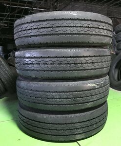 管理番号：C3-1-4●【送料無料！4本セット】185/75R15 106/104L LT BS DURAVIS R205 2018年製 山あり /夏タイヤ/適格請求書発行可能