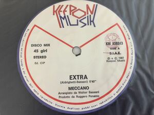 【伊盤】MECCANO / EXTRA/Girls Don't Cry Anymore 12inch KEEPON MUSIC ITALY KM838513 87年ITALO DISCO,メカーノ,イタロディスコ