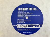 No Safety Pin Sex! / No Savety Pin Sex LIMITED EDITION E.P. DHR/DIGITAL HARDCORE REC.UK DHR LTD002 97年盤,Alec Empire,BREAKCORE,_画像3