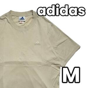 90s　adidas　アディダス　古着　Tシャツ　ロゴ　Ｍ　半袖　メンズ　万国旗タグ　90年代