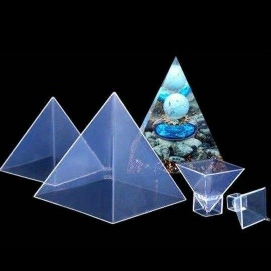 ピラミッド型3種類セットシリコンモールド