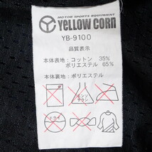 YELLOW CORN イエローコーン コットン ライディングジャケット ネイビー Mサイズ 背中 肩 肘にデタッチャブルプロテクター入り_画像6