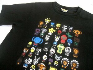 BAPE(A BATHING APE アベイシングエイプ) baby milo TシャツM