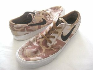 ナイキSBスニーカー ZOOM JANOSKI CNVS RM PRM/ズームジャノスキーキャンバス9/27.0 サンドカモフラージュ ステファンジャノスキー