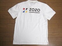 非売品PGA TOURトーナメント ZOZO CHAMPIONSHIPゾゾチャンピオンシップ スタッフ用ポロシャツ アコーディアゴルフ習志野カントリークラブ_画像3