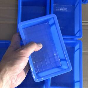 新品訳あり・プラスチックコンテナ180個セット青[140×95×54mm]パーツボックス ツールケース 大量セット BOX パーツケースの画像2