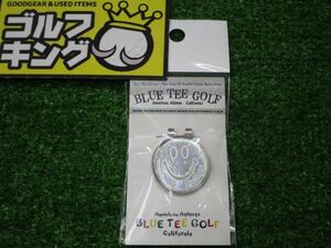 GK尾張旭◇ 新品126 【オススメ】 ◆ブルーティーゴルフ◆BLUE TEE GOLF◆AC-007◆シルバー◆ホログラムクリップマーカー◆