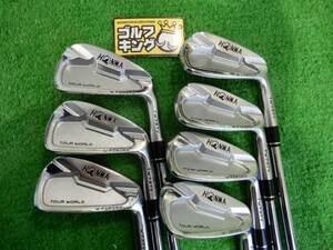 GK古城■412 ホンマ ツアーワールドTW737V/MODUS3 TOUR105 6本/R/25/アイアンセット/5-10◆お値打ち