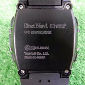 GK栄三越■ 710 【値下げ】【USED】Shot Navi◆Crest◆ブラック◆GPSナビ◆腕時計型◆ショットナビ◆クレスト◆お買い得◆おすすめの画像3