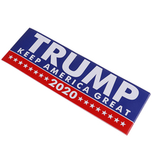 USDM バンパーステッカー TRUMP 2020 トランプ大統領 アメリカ 星条旗 フラッグ HDM Truckfield_画像1