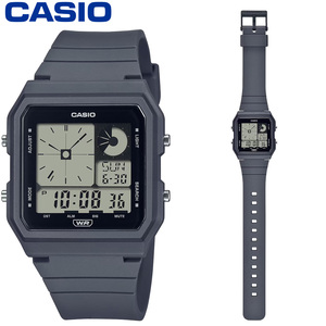 CASIO カシオ STANDARD ANA-DIGI LF-20 ブルーグレー スタンダード アナデジ 腕時計 レディース 女性 小学生 中学生 薄型 軽量 簡単操作