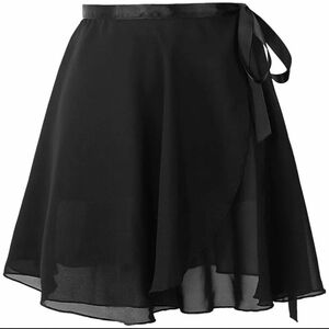 《訳あり》オトナのバレエスカート　新品未使用　巻きスカート　黒　ダンス　大人
