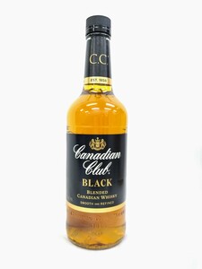 未開栓 Canadian Club BLACK ウイスキー カナディアン クラブ ブラックラベル 700ml 40% CANADIAN WHISKY 古酒 Lh3.5