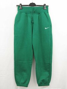 極美品【ナイキ NIKE】 DQ5888-365 裏起毛 ストレッチスウェットパンツ (メンズ) sizeL グリーン ■5MPA0465■