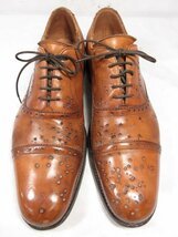 【ジョセフチーニー JOSEPH CHEANEY&SONS】 レザー パンチング ドレスシューズ 紳士靴 (メンズ) ライトブラウン系 ■MZA4935■_画像2