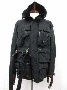 HHa- kai vu super-beauty goods [ Junya Watanabe Comme des Garcons man × Porter ]WO-J003 multi pocket blouson ( men's ) S black AD2004 17HR3478