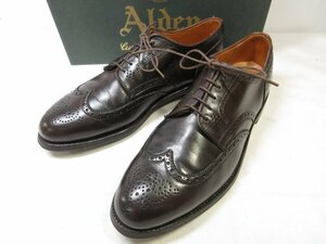 【ALDEN オールデン】 966 フルブローグ ドレスシューズ 紳士靴 (メンズ) size8D ダークブラウン系 ■15MZA4809■