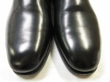 超美品【SHIPTON シプトン】英国製 RUSHDEN ホールカット レザー ドレスシューズ 紳士靴 (メンズ) size7.5D ブラック■30MZA4796■_画像9