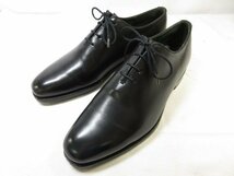 超美品【SHIPTON シプトン】英国製 RUSHDEN ホールカット レザー ドレスシューズ 紳士靴 (メンズ) size7.5D ブラック■30MZA4796■_画像1