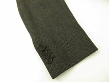 超美品 【CANALI カナーリ】 ウール シングル3ボタン ジャケット (メンズ) size48 グレー系 織柄 イタリア製 ■28MJ8870■_画像4