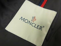 美品【モンクレール MONCLER】AFFTON アフトン 2WAY コヨーテファー付ダウンコート (メンズ) size1 濃いめのネイビー系 ■17HR3419■_画像5