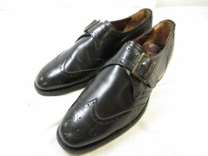 超美品 【チャーチ Church’s】 マスタークラス モンクストラップシューズ 靴 (メンズ) size70F ブラック ■15MZA4831■