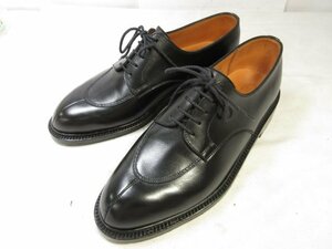 極美品 【JMウエストン J.M.WESTON】 旧ロゴ 598 ロジェ スプリットトゥダービー シューズ 靴 (メンズ) size7D ブラック ■15HT2497■