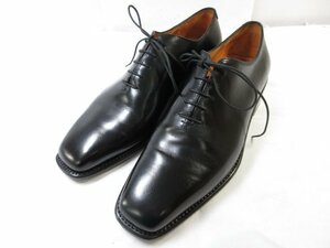 超美品 【サルヴァトーレフェラガモ Salvatore Ferragamo】 トラメッツァ レザー 内羽根 シューズ 紳士靴 (メンズ) 7EEE 黒 ■30MZA4851■