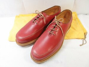 未使用 【ジョンロブ JOHN LOBB】 FISTRAL レザー 内羽根 ドレスシューズ 紳士靴 (メンズ) size7E2099 レッド系 ■30MZA4850■