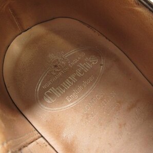 【チャーチ Church’s】 コンサル CONSUL キャップトゥ ドレスシューズ 紳士靴 (メンズ) size85F ブラウン系 ■15MZA4860■の画像9