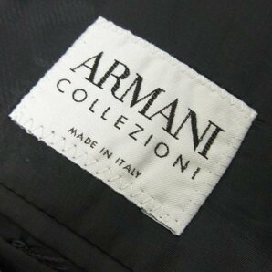 超美品 【アルマーニコレツィオーニ ARMANI COLLEZIONI】 2ボタン スーツ (メンズ) size52R/DROP-S グレー系 ストライプ 伊製 ■27RMS8078の画像8