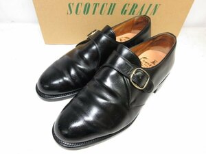 【スコッチグレイン SCOTCH GRAIN】 6017 レザー ローファー スリッポン 紳士靴 (メンズ) size23.5 ブラック ■30MZA4868■