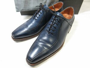 極美品 【スコッチグレイン SCOTCH GRAIN】 938 インペリアルII IMPERIAL II ツーシーム シューズ (メンズ) size23.5 紺系 ■15MZA4897■