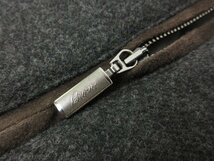 超美品【ブリオーニ Brioni】6572 ラビットファーライナー×フード付 5WAY ヘリンボーン柄コート (メンズ) M グレー系 伊製 ■17AAA217■_画像8