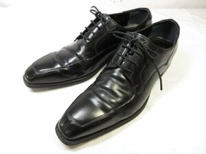 【リーガル REGAL worth collection】 V187 外羽根 レザー ドレスシューズ 紳士靴 (メンズ) size26 ブラック ■30MZA4921■