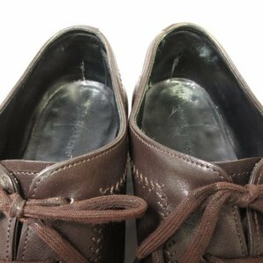 【JOHN LOBB ジョンロブ】 2019年イヤーモデル HOLT レザー ドレスシューズ 紳士靴 (メンズ) size7.5E0118 ダークブラウン ■30MZA4925■の画像4