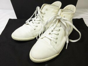 極美品 【マークバイマークジェイコブス MARC BY MARC JACOBS】 キャンバス スニーカー 婦人靴 (レディース) size35 ホワイト ■30LZ4465■