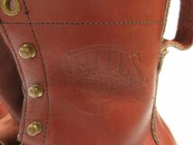 HH【ホワイツブーツ WHITE’S BOOTS】 スモークジャンパー キルト付き レザー ブーツ 紳士靴 (メンズ) 8.5E レッドブラウン系■30MZA4961■_画像4