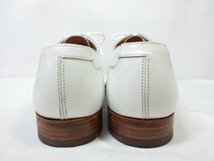 超美品 【クロケット&ジョーンズ CROCKETT&JONES×Paul Smith】 ハンドグレード ウイングチップ シューズ 靴 (メンズ) 6.5E 白 ■30MZA4952_画像8